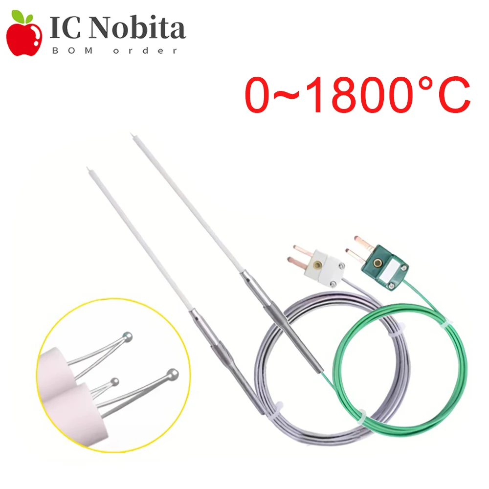 1 шт. платиновая родиевая термопара 0-1800 ° Датчик температуры C с защитной трубкой из 99% глинозема для пирометра печи
1 шт. платиновая родиевая термопара 0-1800 ° Датчик температуры C с защитной трубкой из 99% глинозема для пирометра печи