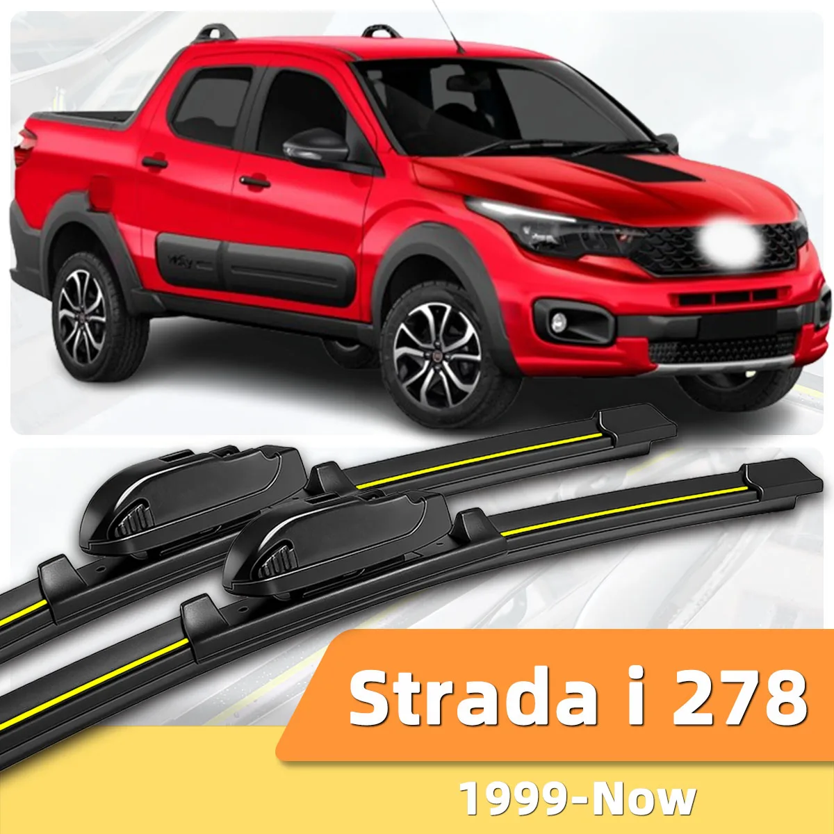 2PCS Wiper For Car Front Windshield Wiper Suitable For FIAT Strada I 278 (1999 Now) High-Definition Stable Bidirectional Wiper
2PCS Wiper For Car Front Windshield Wiper Suitable For FIAT Strada I 278 (1999 Now) High-Definition Stable Bidirectional Wiper