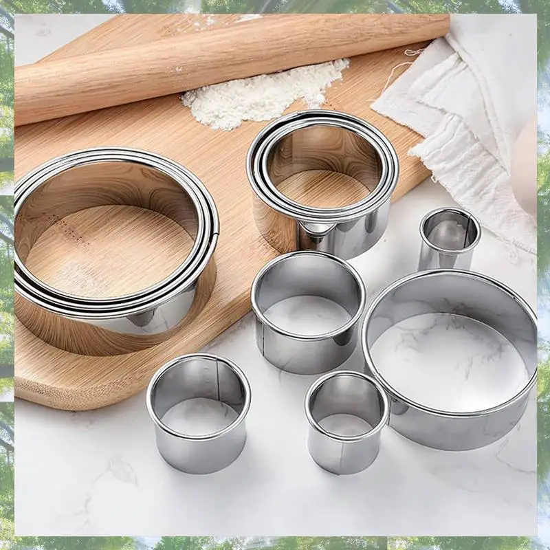 Premium-Cookie Biscuit Cutter Set, Round Stainless Steel Pastry Rings 72 Pieces With Round Box For Donut Pastries Fondant Cake
Premium-Cookie Biscuit Cutter Set, Round Stainless Steel Pastry Rings 72 Pieces With Round Box For Donut Pastries Fondant Cake