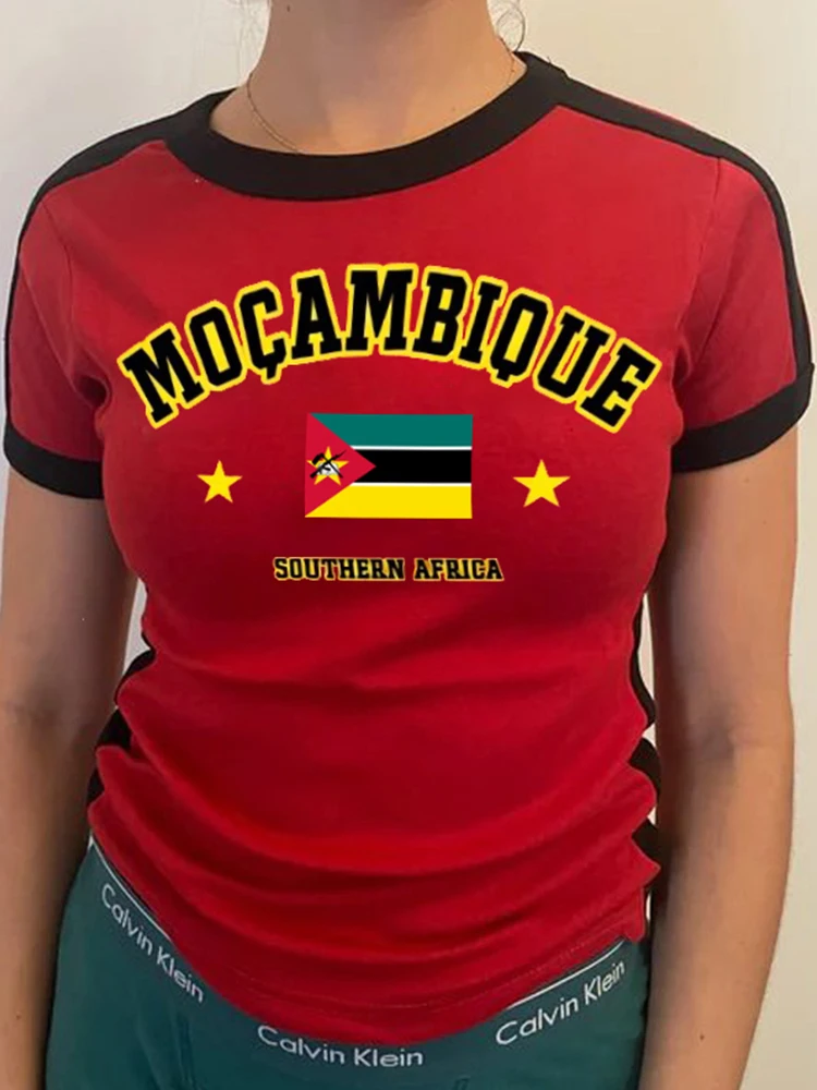 Casual street T-shirt female letter junk T-shirt Y2K style clothes summer red 2024
Casual street T-shirt female letter junk T-shirt Y2K style clothes summer red 2024