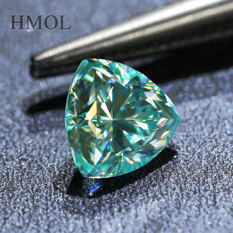 Moissanite Stone New Chamgapne Aqua Blue Trillion Shape Lab Grown VVS1 Beads Jewelry Making Materials Wholesale GRA Certificate
Moissanite Stone New Chamgapne Aqua Blue Trillion Shape Lab Grown VVS1 Beads Jewelry Making Materials Wholesale GRA Certificate