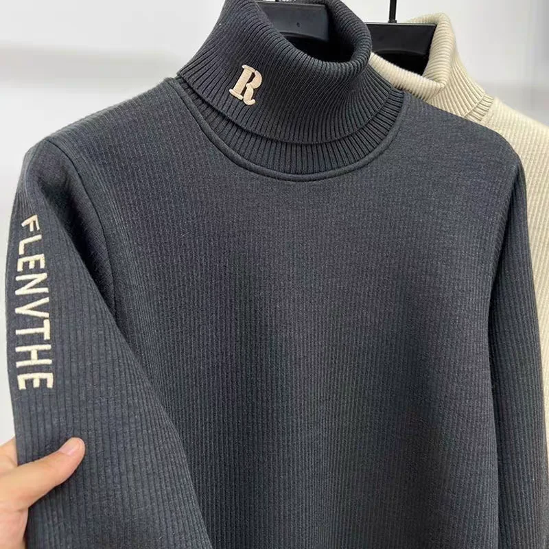Новое поступление, флисовый шерстяной мужской свитер, зимняя водолазка, пуловер с вышивкой букв, деловая мода, универсальная теплая мягкая мужская одежда
Новое поступление, флисовый шерстяной мужской свитер, зимняя водолазка, пуловер с вышивкой букв, деловая мода, универсальная теплая мягкая мужская одежда