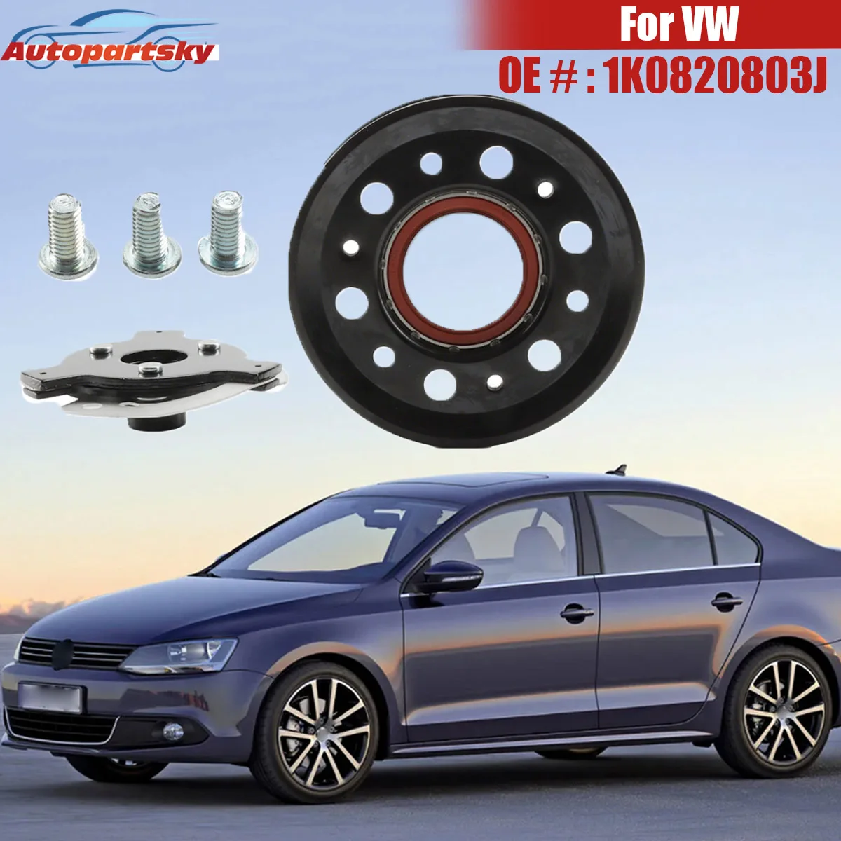 AC Compressor Clutch Pulley 1K0820803H 1K0820803J 1K0820803L For VW BEETLE CADDY CALIFORNIA T6 CC B7 CRAFTER EOS GOLF JETTA
AC Compressor Clutch Pulley 1K0820803H 1K0820803J 1K0820803L For VW BEETLE CADDY CALIFORNIA T6 CC B7 CRAFTER EOS GOLF JETTA
