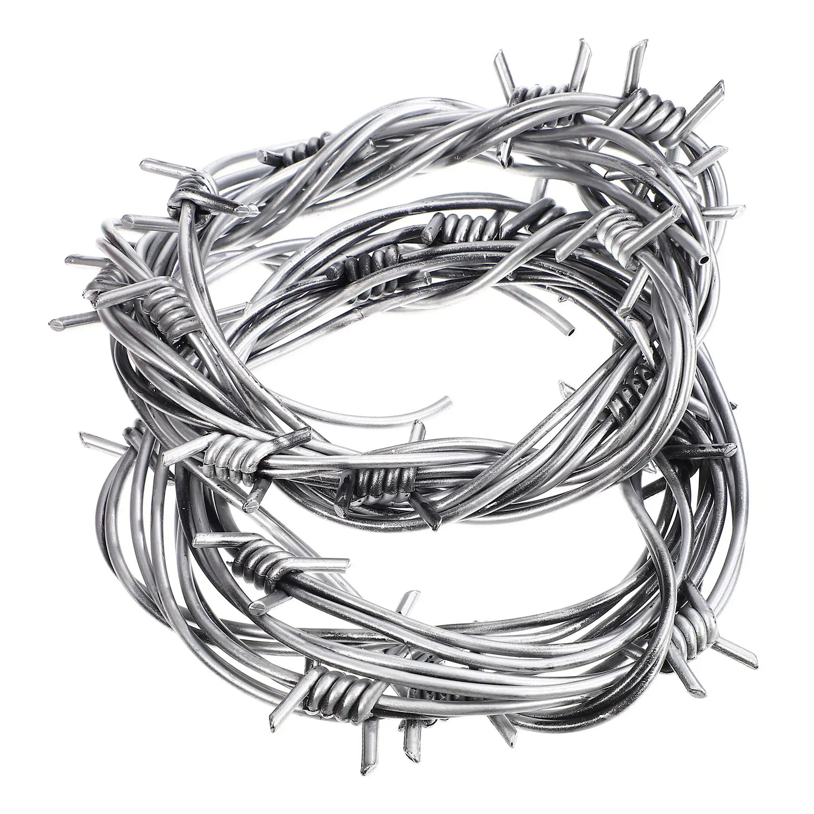 2Pcs Simulation Wire Chain 2.4m Fake Barbed Wire Plastic Prank Toys Halloween Party Decorations Festive Family Fun nament
2Pcs Simulation Wire Chain 2.4m Fake Barbed Wire Plastic Prank Toys Halloween Party Decorations Festive Family Fun nament