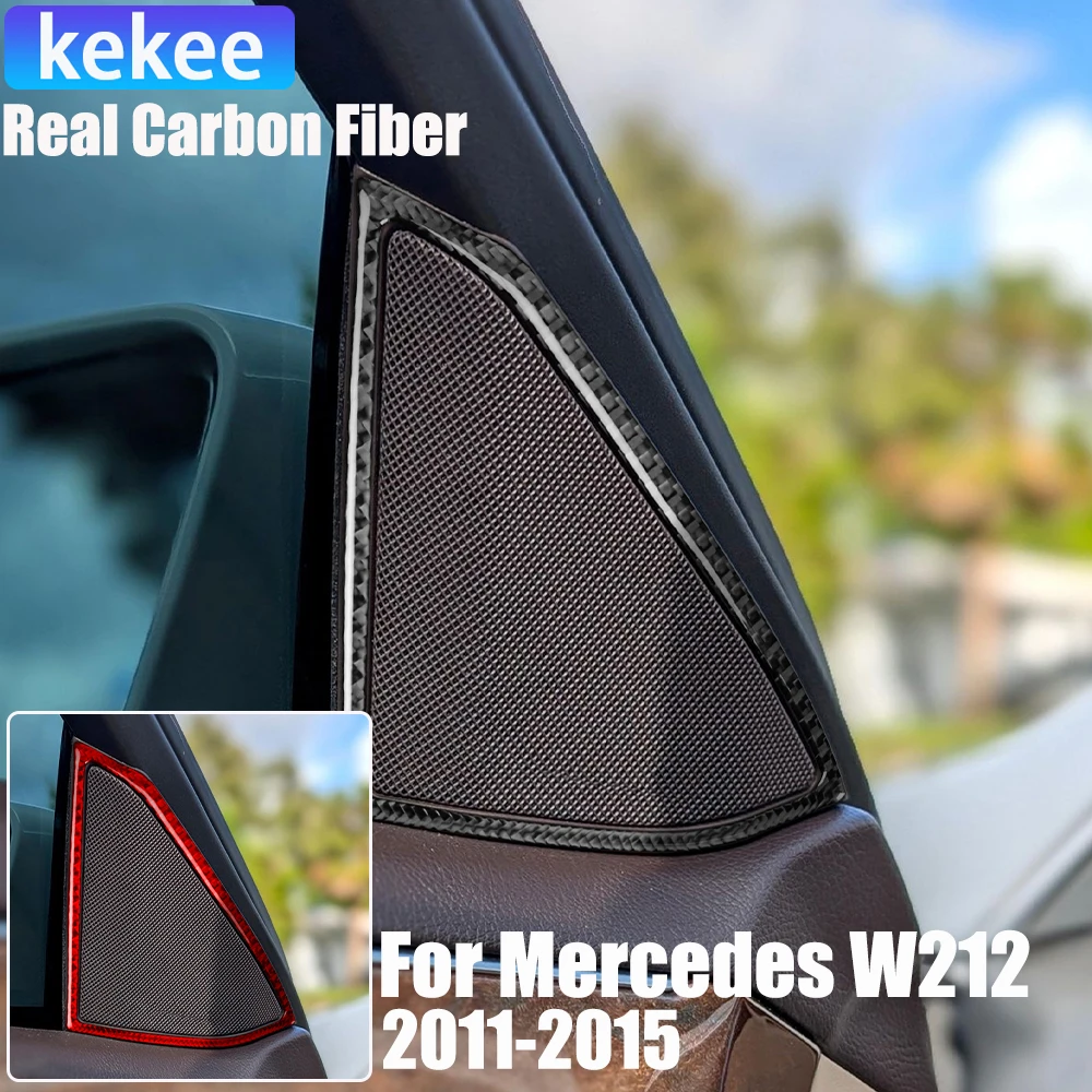 Real Carbon Fiber Car Accessories A-pillar Speaker Frame Cover Soft Sticker for Mercedes E-class W212 2011 2012 2013 2014 2015
Real Carbon Fiber Car Accessories A-pillar Speaker Frame Cover Soft Sticker for Mercedes E-class W212 2011 2012 2013 2014 2015
