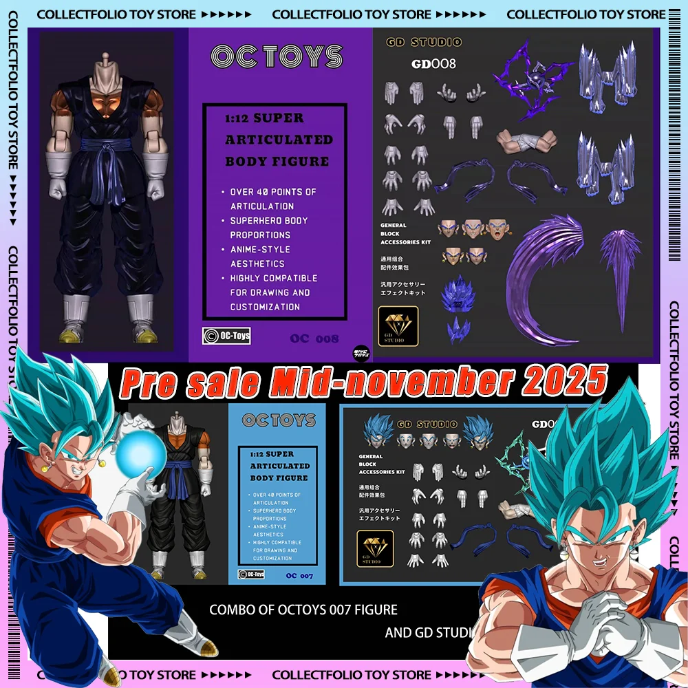 YG-mw Toys Vegito Action Figure YGmw 07 08 Vegeta Dragon Ball SHF Super Saiyan God OC Vegetto Action Figures Figurine Model Gift
YG-mw Toys Vegito Action Figure YGmw 07 08 Vegeta Dragon Ball SHF Super Saiyan God OC Vegetto Action Figures Figurine Model Gift