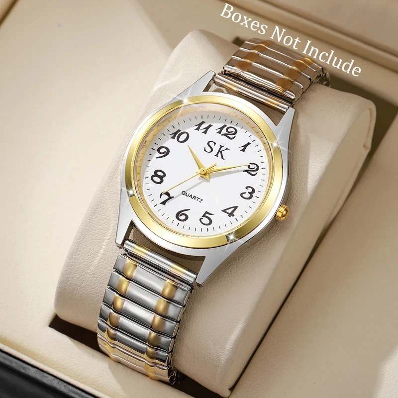 Luxury Business Ladies Watch Fashion Elastic Strap Quartz Women Watches Watches For Middle-aged And Elderly People(Without Box)
Luxury Business Ladies Watch Fashion Elastic Strap Quartz Women Watches Watches For Middle-aged And Elderly People(Without Box)
