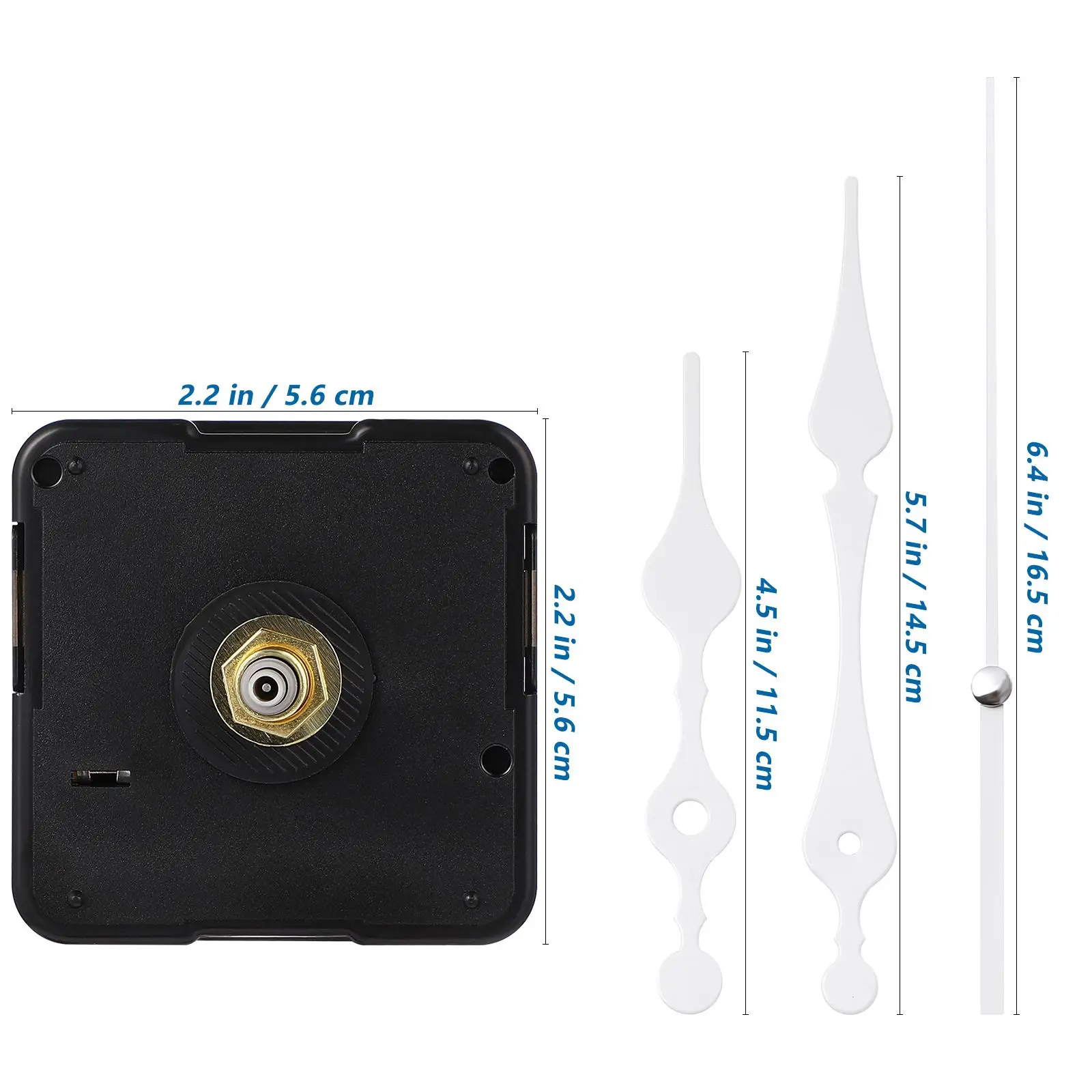 4 Sets Clock Movement Quartz Parts Mechanism Kit DIY Replacement Movements Self Made
4 Sets Clock Movement Quartz Parts Mechanism Kit DIY Replacement Movements Self Made