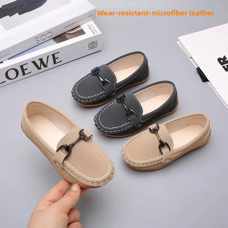 Детская весенне-осенняя новая обувь на мягкой подошве для мальчиков, нескользящая нескользящая повседневная обувь с мягкой подошвой для девочек, однотонная детская кожаная обувь
Детская весенне-осенняя новая обувь на мягкой подошве для мальчиков, нескользящая нескользящая повседневная обувь с мягкой подошвой для девочек, однотонная детская кожаная обувь