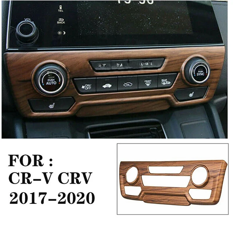 Автомобильная консоль Ceter, CD, переключатель кондиционера, панель, накладка, наклейка из персикового дерева, детали для Honda CRV 2017 2018 2019 2020
Автомобильная консоль Ceter, CD, переключатель кондиционера, панель, накладка, наклейка из персикового дерева, детали для Honda CRV 2017 2018 2019 2020