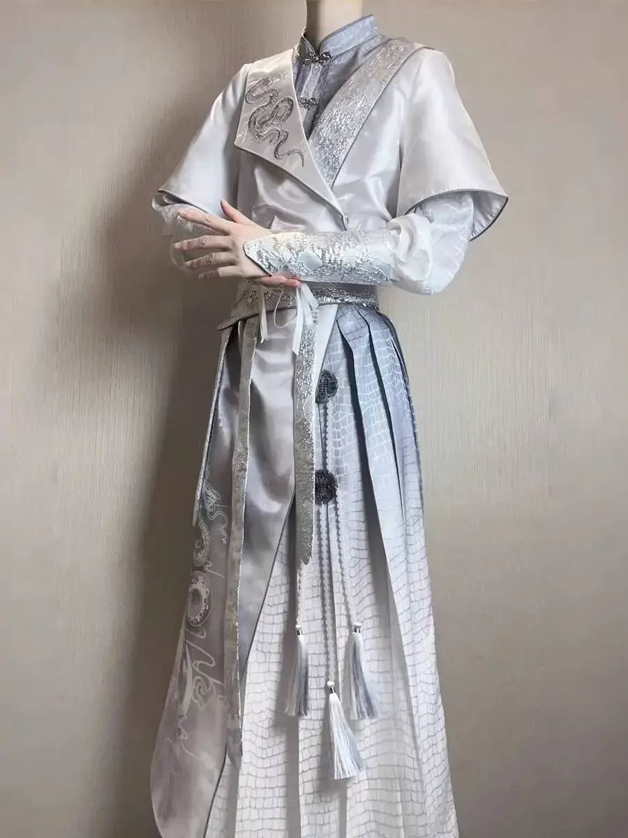 New Hanfu Women Chinese Style Antiquities Improve Han Elements Wristband Cummerbund Coat Dress Fiesta Carnival Halloween Cosplay
New Hanfu Women Chinese Style Antiquities Improve Han Elements Wristband Cummerbund Coat Dress Fiesta Carnival Halloween Cosplay