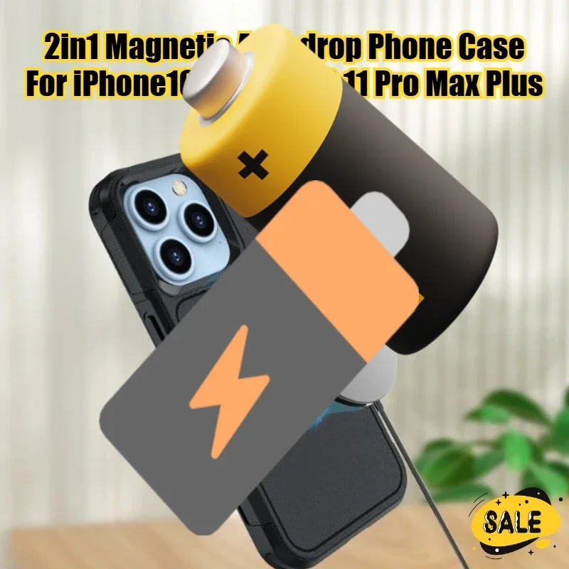 2in1 Magnetic Case For iPhone16 15 14 13 12 11 Pro Max Plus 13Mini MagSafe Military Grade Drop Protective Tough Shockproof Case
2in1 Magnetic Case For iPhone16 15 14 13 12 11 Pro Max Plus 13Mini MagSafe Military Grade Drop Protective Tough Shockproof Case