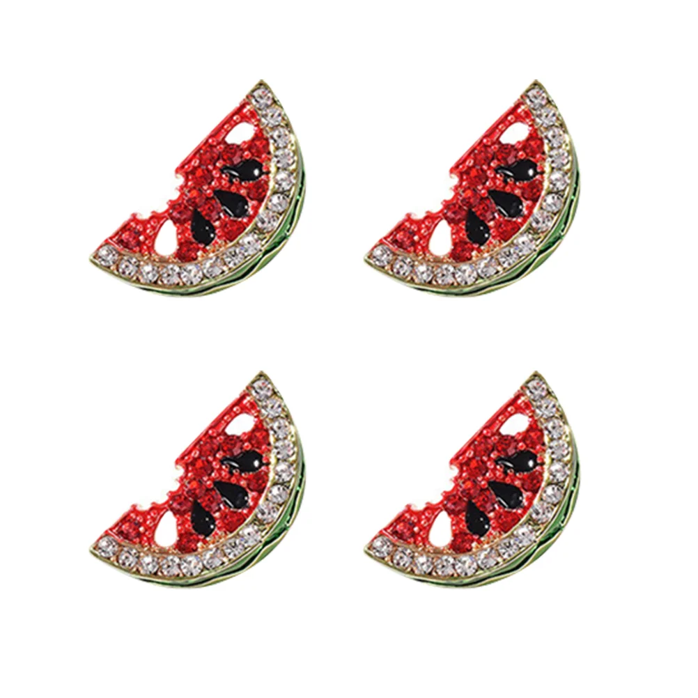 2 Pairs Watermelon Stud Earrings Steel Fruit Party Drop Bling Rhinestone Decor Accessories Bohemia Child
2 Pairs Watermelon Stud Earrings Steel Fruit Party Drop Bling Rhinestone Decor Accessories Bohemia Child