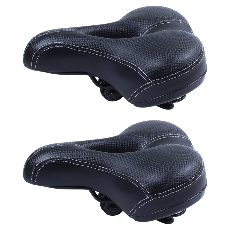 2X Bicycle Cycling Big Bum Saddle Seat Road MTB Bike Wide Soft Pad Comfort Cushion
2X Bicycle Cycling Big Bum Saddle Seat Road MTB Bike Wide Soft Pad Comfort Cushion