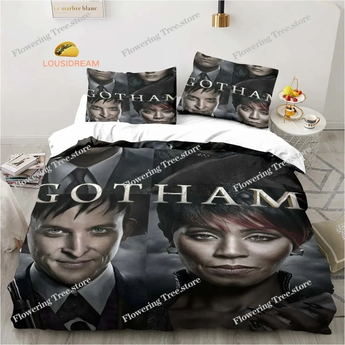 Gotham City Sheets Quilt Covers Bedding Dormitory Sheets Bedding Set Soft Warm Bedding Set
Gotham City Sheets Quilt Covers Bedding Dormitory Sheets Bedding Set Soft Warm Bedding Set