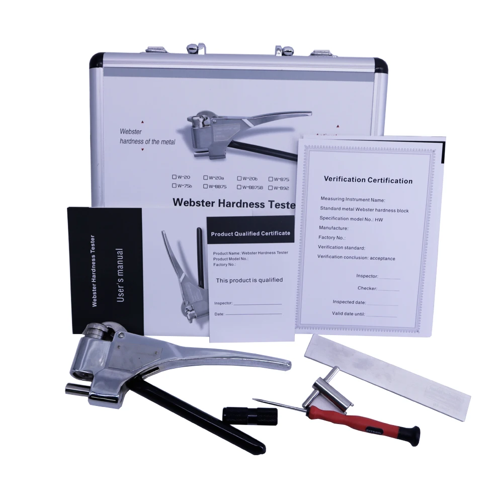 W-BB75B Webster Hardness Tester Brass Alloy Webster Hardness Testers Range 0-20HW
W-BB75B Webster Hardness Tester Brass Alloy Webster Hardness Testers Range 0-20HW