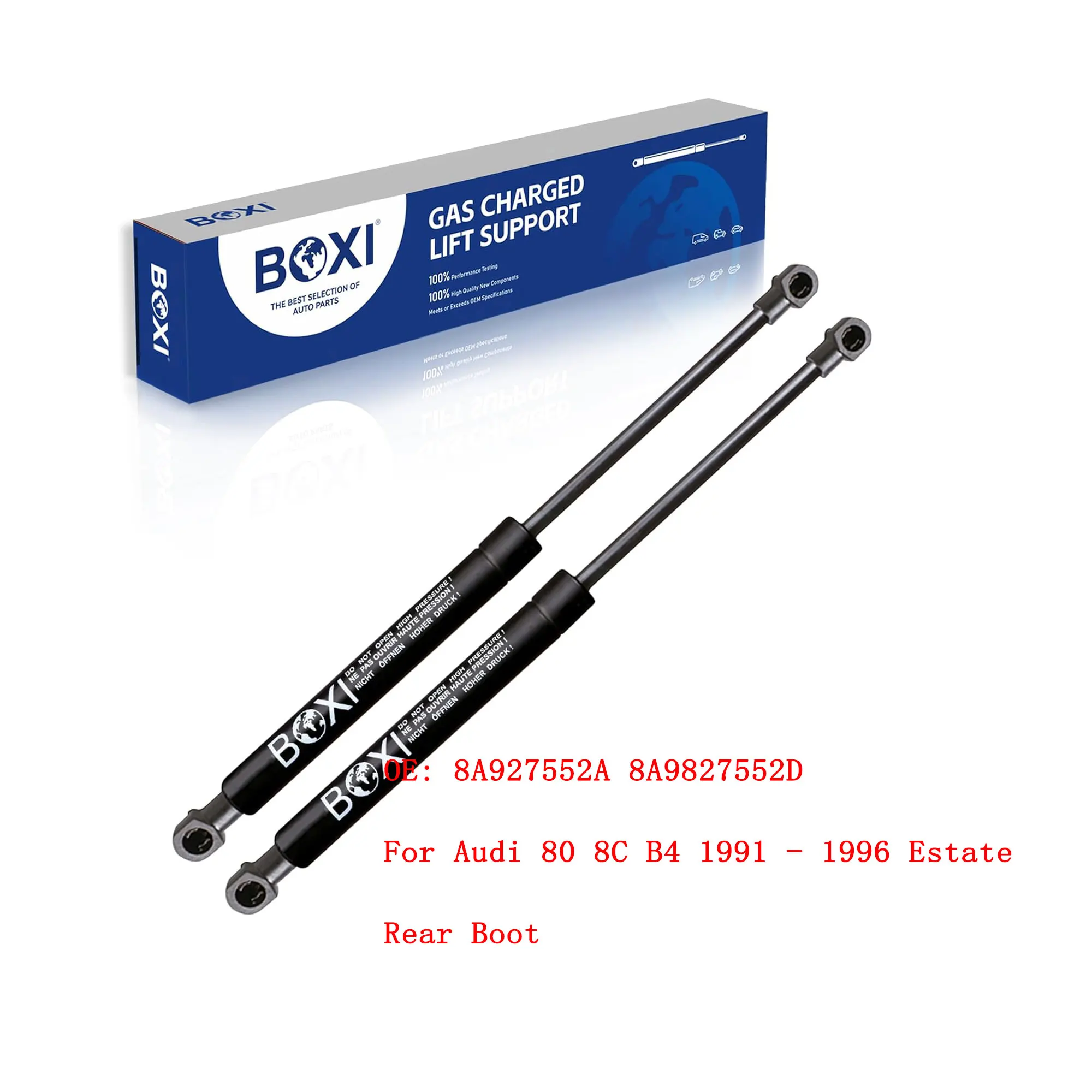 BOXI 2pcs Rear Boot Shock Bars Damper8A927552A 8A9827552D For Audi 80 8C B4 1991 - 1996 Estate Trunk Gas Springs Lift Struts
BOXI 2pcs Rear Boot Shock Bars Damper8A927552A 8A9827552D For Audi 80 8C B4 1991 - 1996 Estate Trunk Gas Springs Lift Struts
