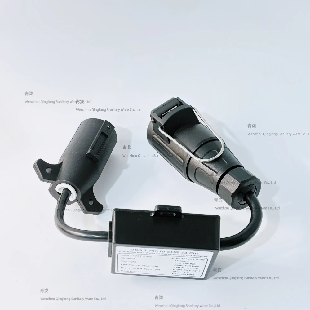 Адаптер с 13-контактной круглой вилкой европейского стандарта из США, 7-полосный преобразователь лезвия прицепа, разделение стоп-сигналов
Адаптер с 13-контактной круглой вилкой европейского стандарта из США, 7-полосный преобразователь лезвия прицепа, разделение стоп-сигналов