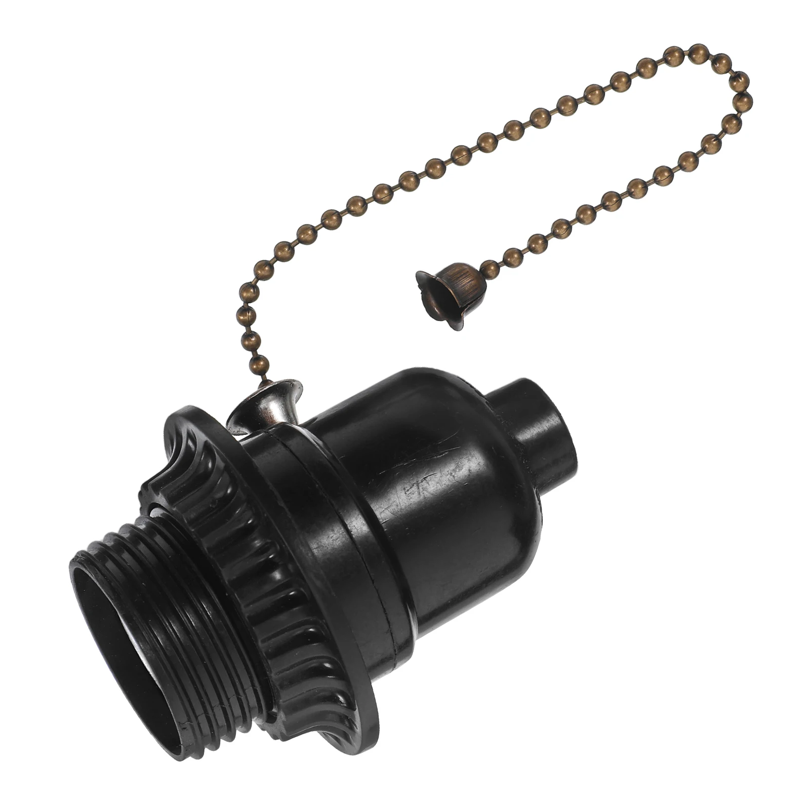 E26 Pull Wire Switch Lamp Holder Socket Black Ring Chain Metal Construction Retro Style Floor Lamp Replacement Light
E26 Pull Wire Switch Lamp Holder Socket Black Ring Chain Metal Construction Retro Style Floor Lamp Replacement Light
