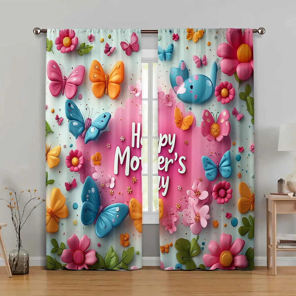 2pc, Window Drapes Mother's Day Versatile Durable Polyester,Without Electricity Festive Backdrops Perfect for Indoor
2pc, Window Drapes Mother's Day Versatile Durable Polyester,Without Electricity Festive Backdrops Perfect for Indoor