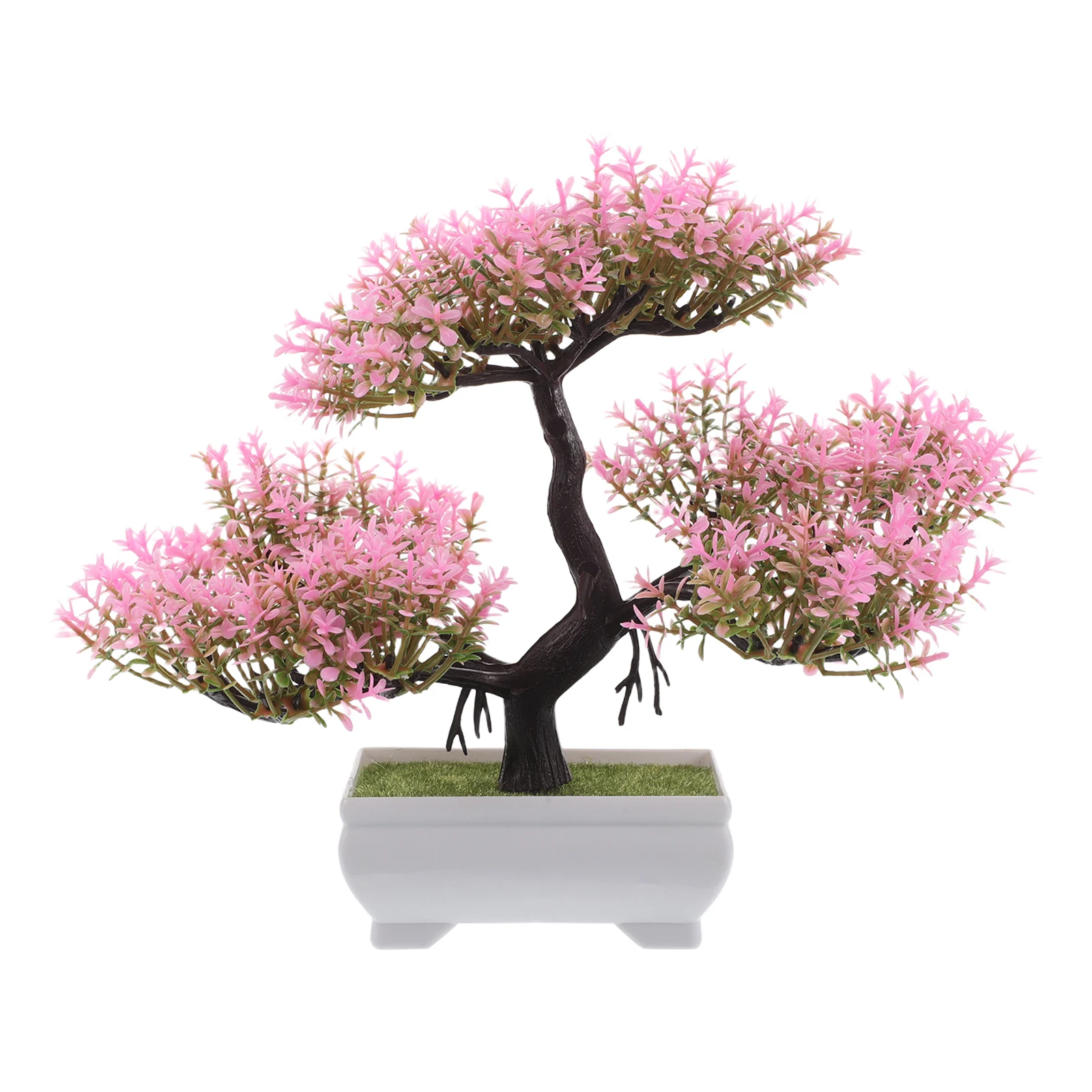 Lifelike Artificial Bonsai Pine Tree Compact Simulation Plant for Desk Shelf Living Room Decor No Water Needed
Lifelike Artificial Bonsai Pine Tree Compact Simulation Plant for Desk Shelf Living Room Decor No Water Needed