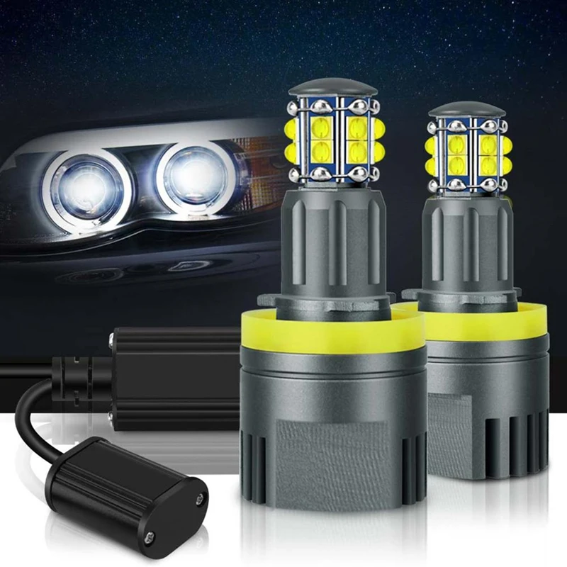 Лампа для фар H8 6000K 120W светодиодный Angel Eyes Lights Canbus для BMW E60 E61 E63 X5 E70 X6 E71 E90 E91 E92 E93 M3 E89 E82
Лампа для фар H8 6000K 120W светодиодный Angel Eyes Lights Canbus для BMW E60 E61 E63 X5 E70 X6 E71 E90 E91 E92 E93 M3 E89 E82