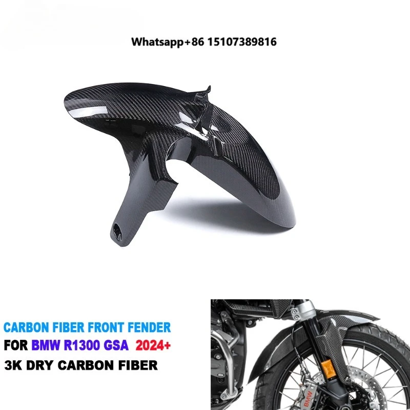 R1300GSA Carbon Real 3K Dry Carbon Fiber Motorcycle Front Fender Hugger Mudguard for R1300GS 2023+ R1300GSA 2024+
R1300GSA Carbon Real 3K Dry Carbon Fiber Motorcycle Front Fender Hugger Mudguard for R1300GS 2023+ R1300GSA 2024+