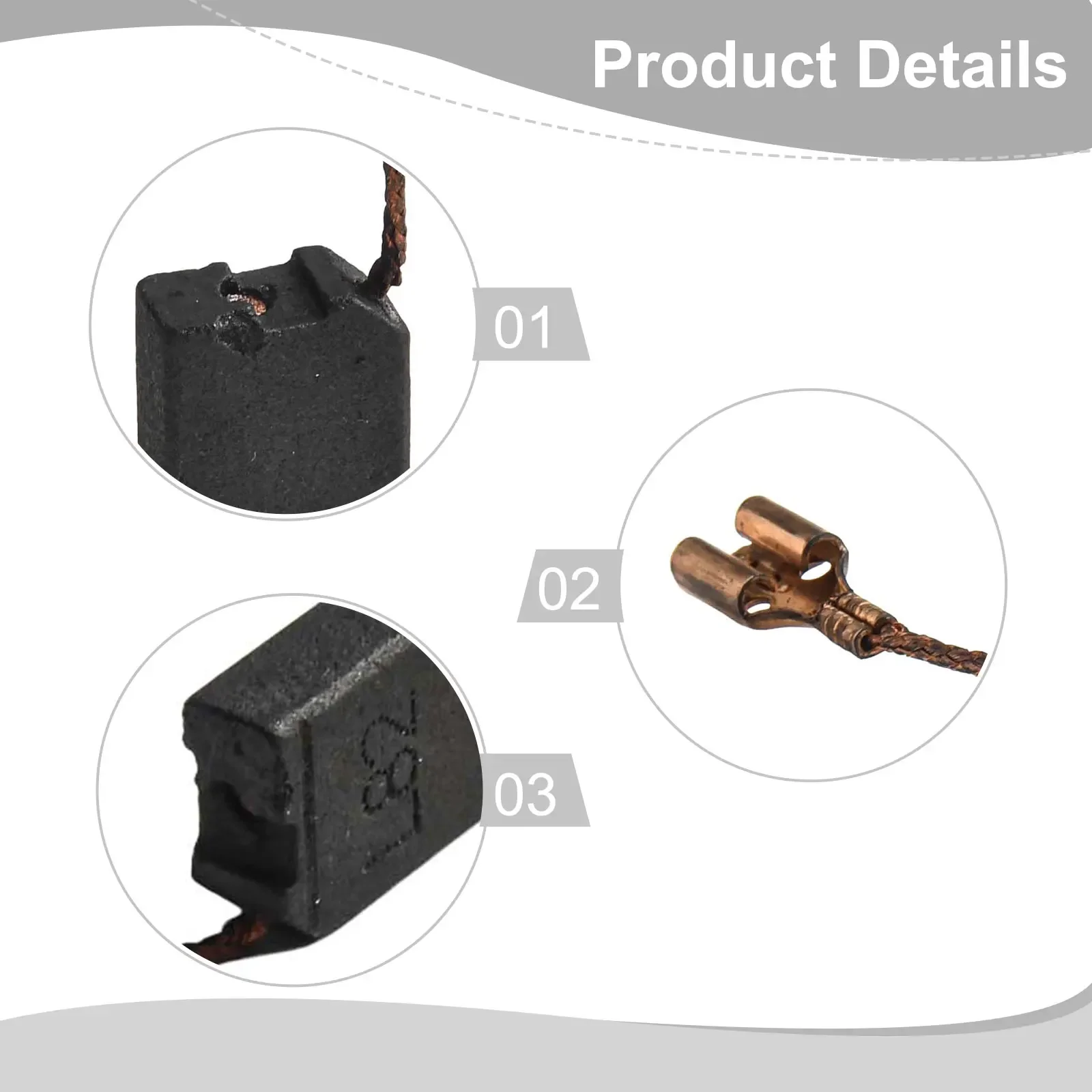 For DW840 For Grinder Motor Parts Carbon Brush Home Improvement As Picture 2 Pieces Carbon Brushes Compatible With DW630
For DW840 For Grinder Motor Parts Carbon Brush Home Improvement As Picture 2 Pieces Carbon Brushes Compatible With DW630