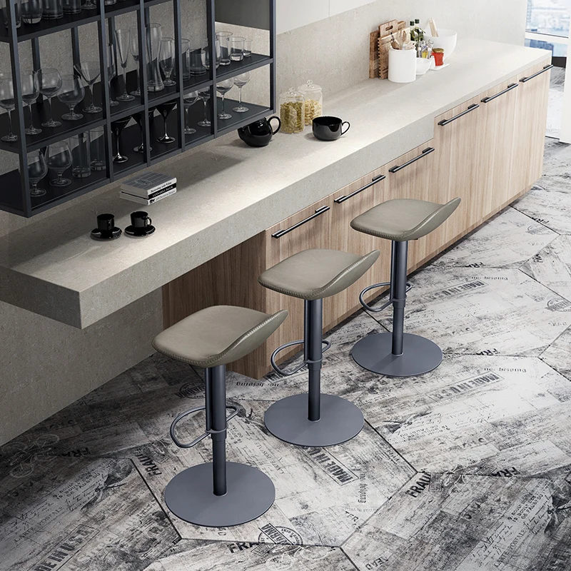 Modern simple bar chair Nordic Light luxury designer lift bar chair household high foot stool bar stool
Modern simple bar chair Nordic Light luxury designer lift bar chair household high foot stool bar stool