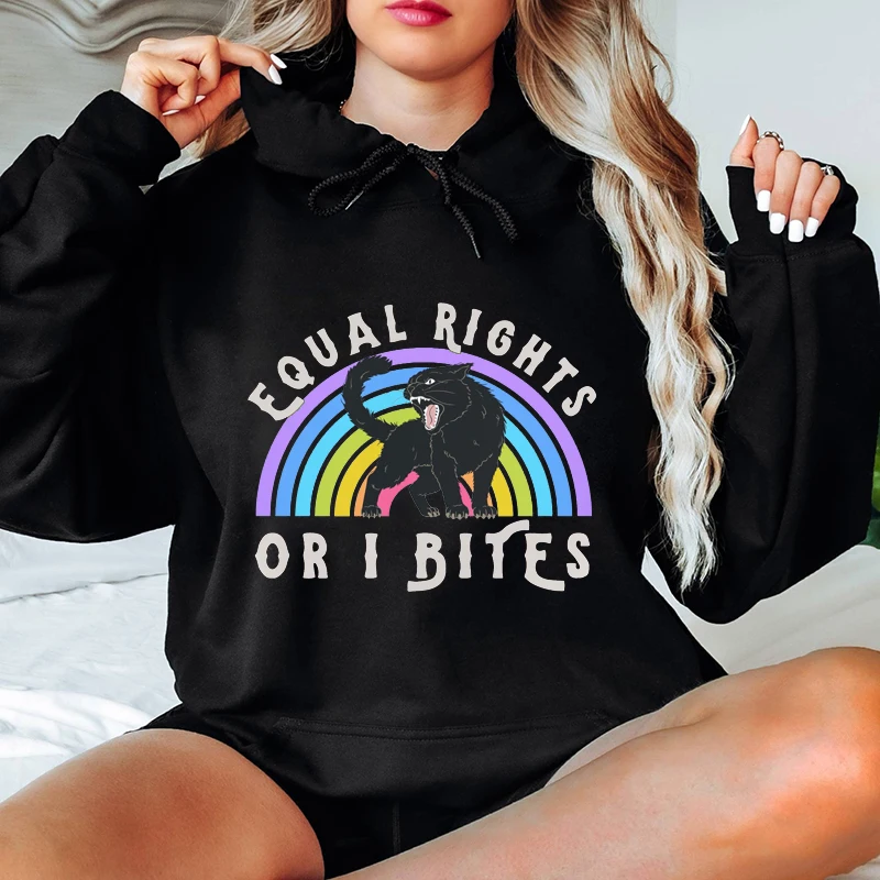Funny Pride Cat Women Hooded Hoodies Loose Classic Style Long Sleeve Streetwear Equal Rights LGBT Unisex Hoodies Sweatshirts
Funny Pride Cat Women Hooded Hoodies Loose Classic Style Long Sleeve Streetwear Equal Rights LGBT Unisex Hoodies Sweatshirts