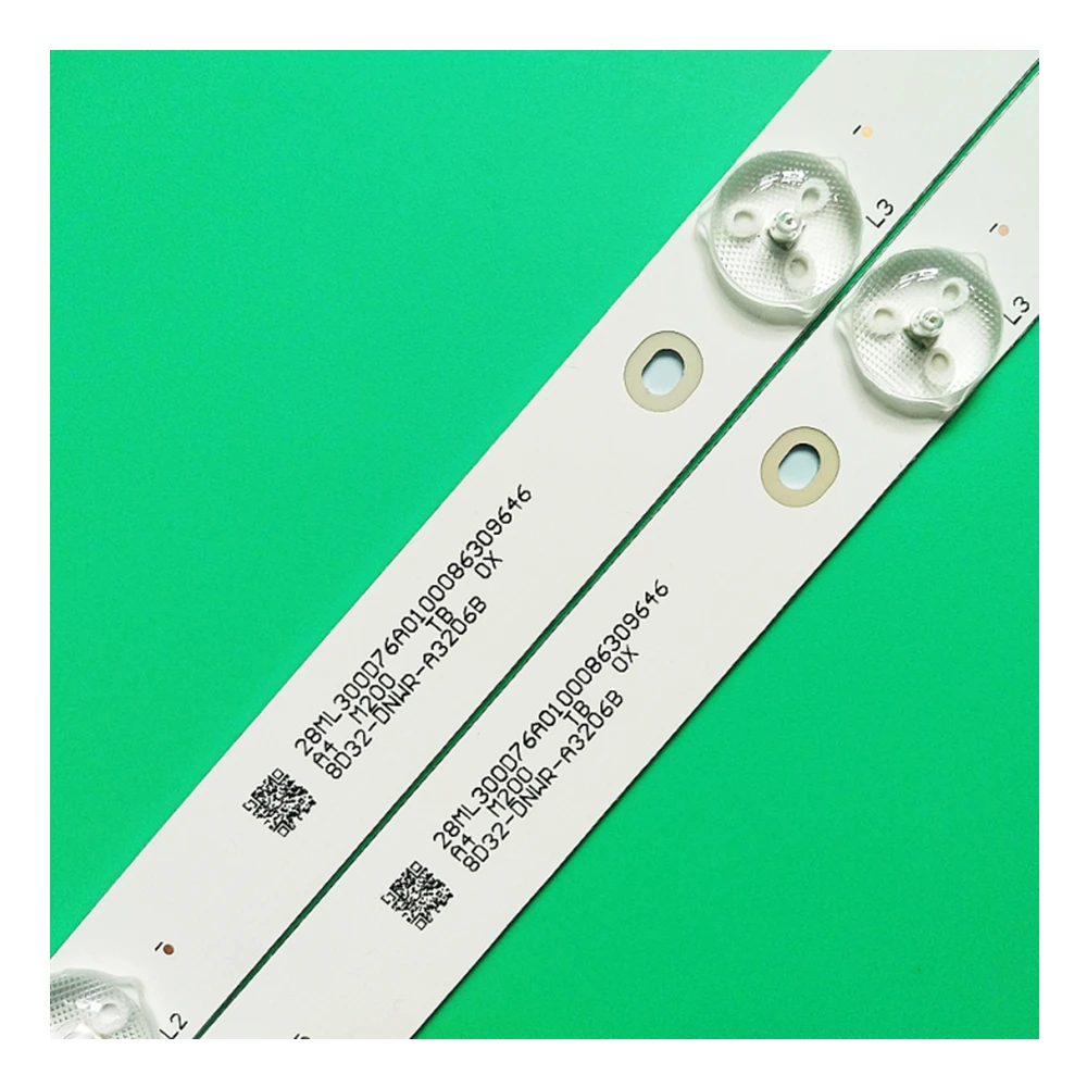New 30 PCS/Lot 6LED LED Backlight Strip for 32inch JL.D32061330-081AS-M E348124 MS-L1343 L2202 L1074 V2 2-6-3030-300MA-36V
New 30 PCS/Lot 6LED LED Backlight Strip for 32inch JL.D32061330-081AS-M E348124 MS-L1343 L2202 L1074 V2 2-6-3030-300MA-36V