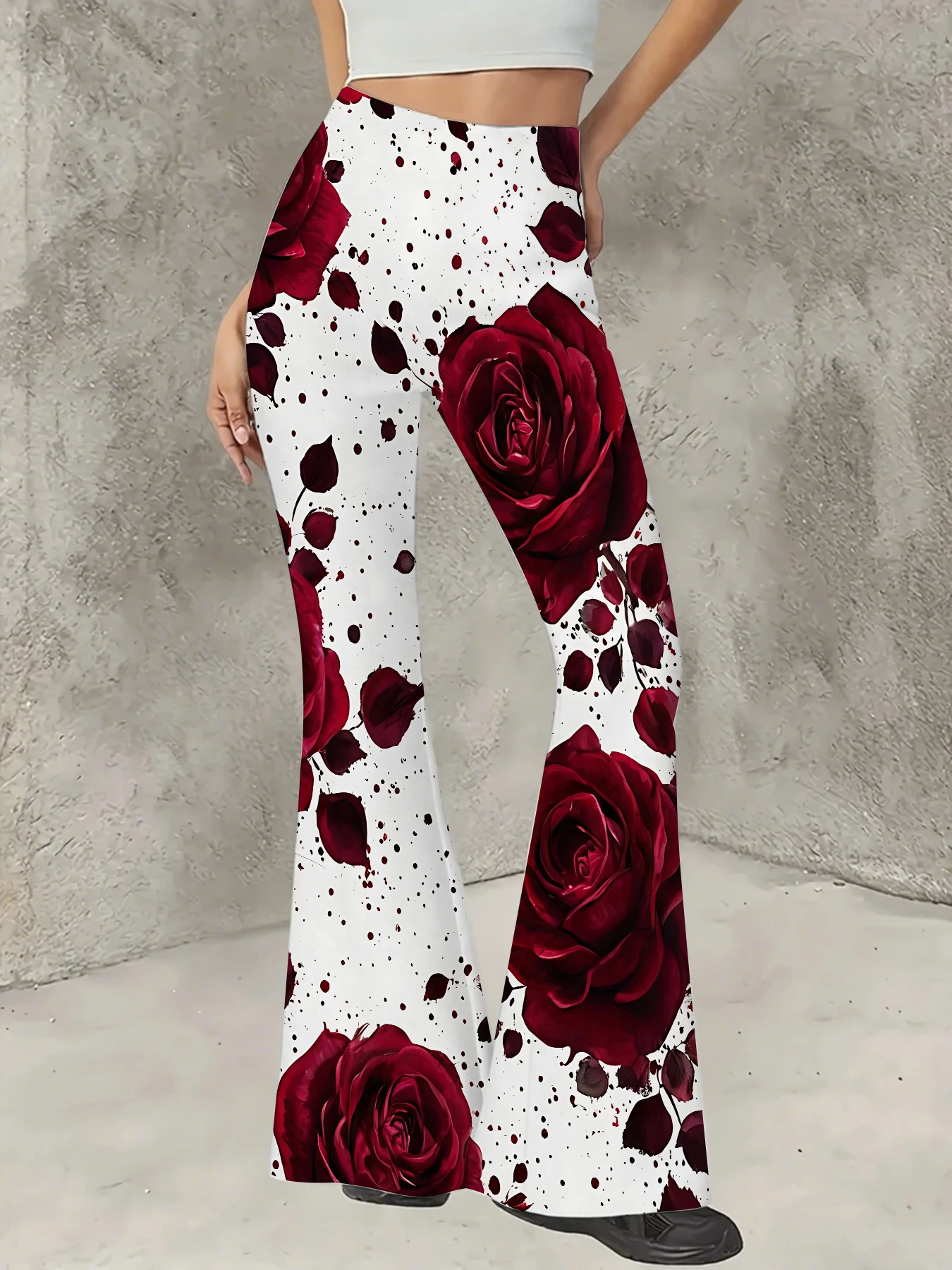 Women's Printed Flare Pants Y2K High Waist Bell Bottom Trousers Streetwear
Women's Printed Flare Pants Y2K High Waist Bell Bottom Trousers Streetwear