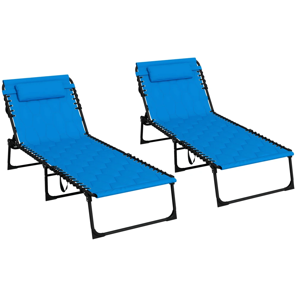 Outdoor Folding Chaise Lounge Tanning Chair Set with 5-level Reclining Back Padded Seat Side Pocket Headrest Beach Yard Patio
Outdoor Folding Chaise Lounge Tanning Chair Set with 5-level Reclining Back Padded Seat Side Pocket Headrest Beach Yard Patio