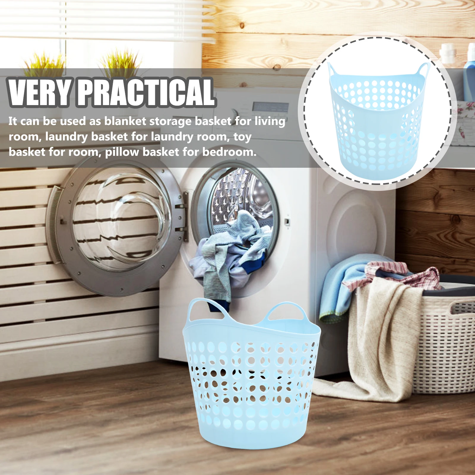 Portable Collapsible Laundry Basket Storage Hamper Healthy Material No Smell Resistant Fall Bathroom Bedroom Balcony Clothes
Portable Collapsible Laundry Basket Storage Hamper Healthy Material No Smell Resistant Fall Bathroom Bedroom Balcony Clothes