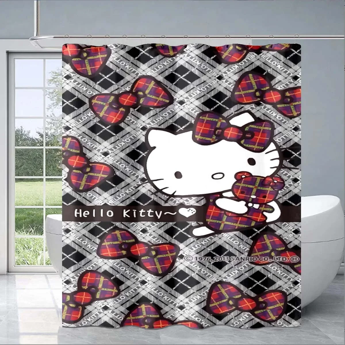 Cartoon Cute Hello Kitty Shower Curtain 3D Printed Waterproof Bathroom Decorative Curtain Anime Shower Curtain Child Favorite
Cartoon Cute Hello Kitty Shower Curtain 3D Printed Waterproof Bathroom Decorative Curtain Anime Shower Curtain Child Favorite