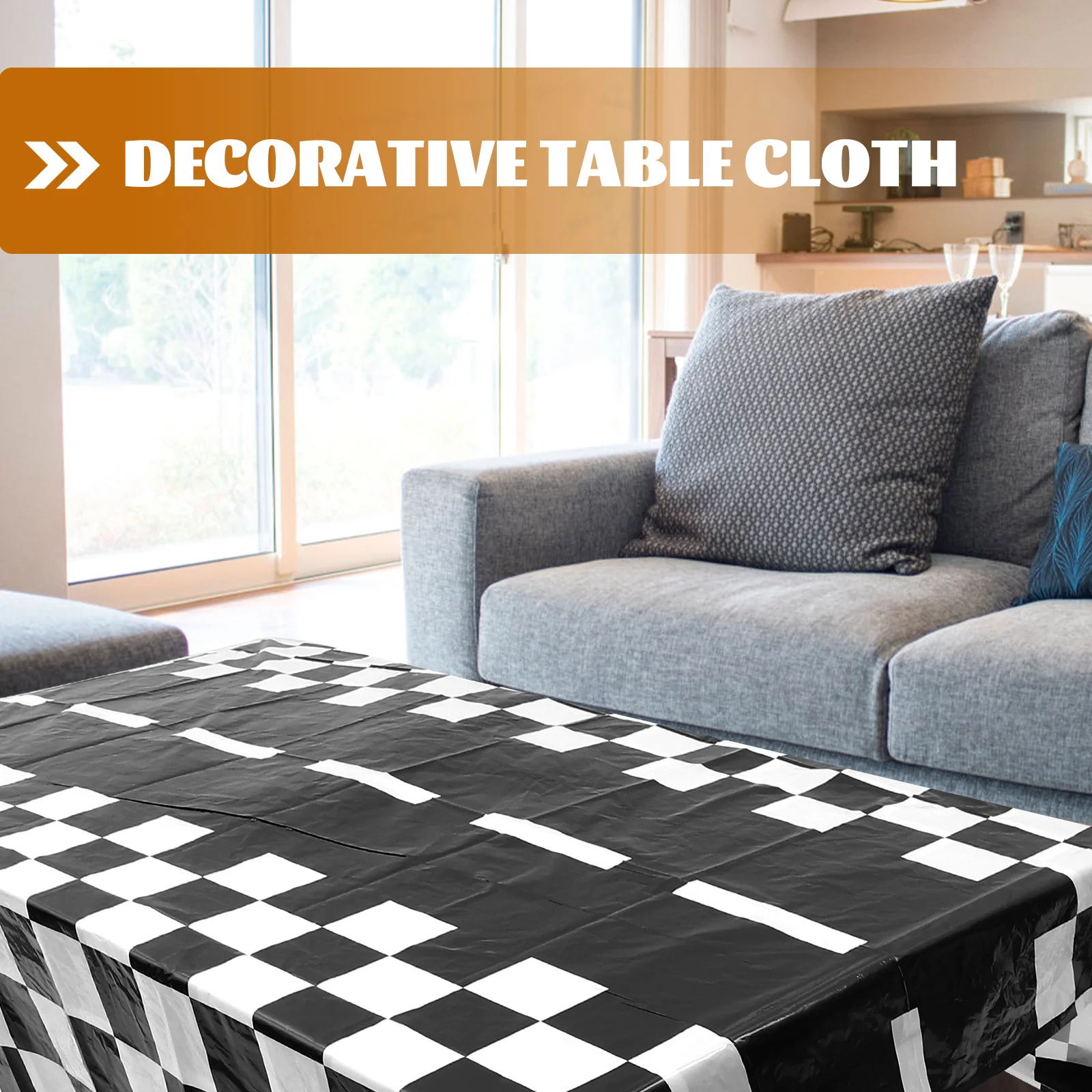 2Pcs Checkered Tablecloth Retro Design Table Protective Cover for Racing Party Decor Checkered Tablecloth Plastic Table Cloth
2Pcs Checkered Tablecloth Retro Design Table Protective Cover for Racing Party Decor Checkered Tablecloth Plastic Table Cloth
