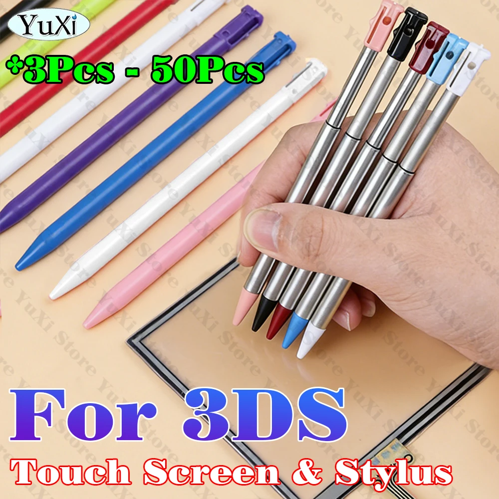 3Pcs-50Pcs Stylus Pens For 3DS Game Controller Touch Screen Pens Plastic Metal Stylus Glass Touchscreen Replacement Parts
3Pcs-50Pcs Stylus Pens For 3DS Game Controller Touch Screen Pens Plastic Metal Stylus Glass Touchscreen Replacement Parts