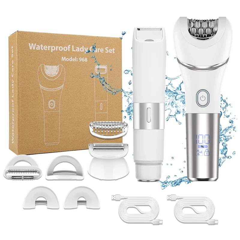 RESUXI 968 3 in 1 LCD Digital Hair Removal Hair Trimmer Lady Shaver Set Multi-functional Bikini Area Full Body Hair Removal
RESUXI 968 3 in 1 LCD Digital Hair Removal Hair Trimmer Lady Shaver Set Multi-functional Bikini Area Full Body Hair Removal