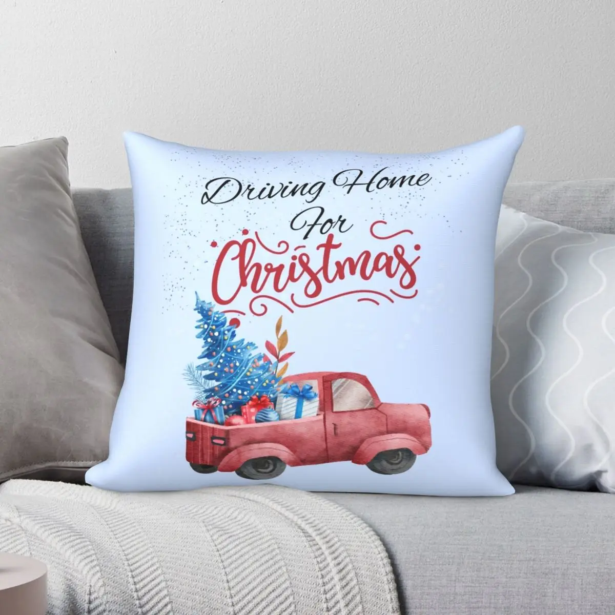 Driving Home For Christmas Pillowcase Polyester Linen Velvet Pattern Zip Decor Throw Pillow Case Home Cushion Cover
Driving Home For Christmas Pillowcase Polyester Linen Velvet Pattern Zip Decor Throw Pillow Case Home Cushion Cover