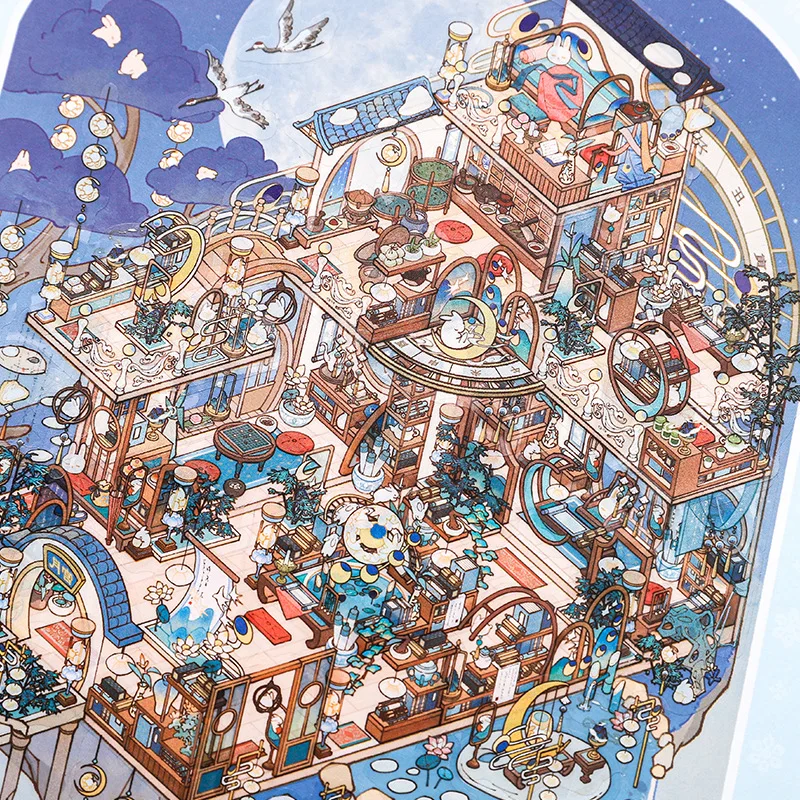 Книга-стикербук DIY: 3D-пейзаж подводного павильона в стиле Кавайи, садовый дизайн, карманная сцена-домик, праздничный подарок
Книга-стикербук DIY: 3D-пейзаж подводного павильона в стиле Кавайи, садовый дизайн, карманная сцена-домик, праздничный подарок 