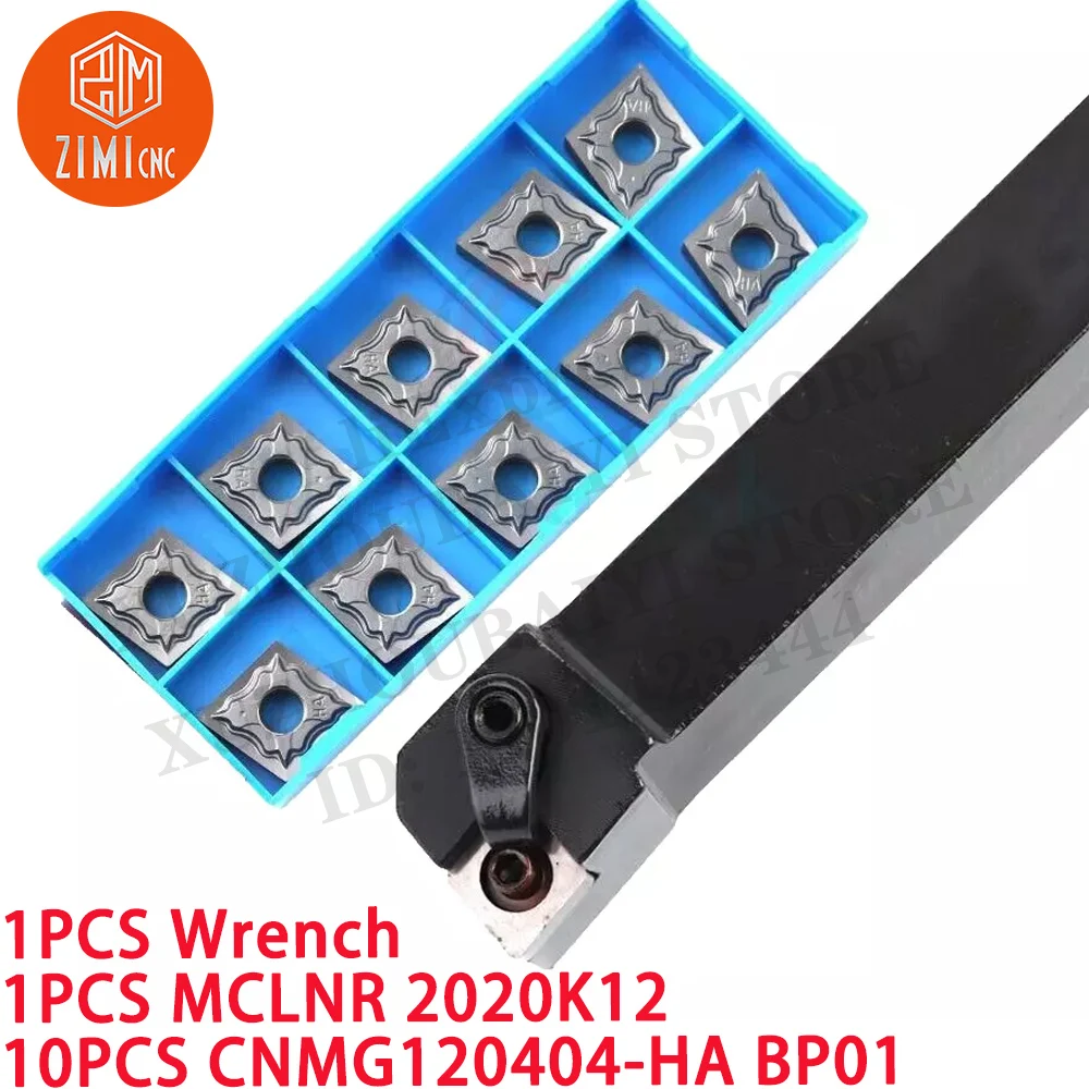 1PCS MCLNR 2020K12 CNC Lathe External Turning Tool Holder +10PCS CNMG120404-HA BP01 CNMG431 For Aluminum CNC metal cutting tools
1PCS MCLNR 2020K12 CNC Lathe External Turning Tool Holder +10PCS CNMG120404-HA BP01 CNMG431 For Aluminum CNC metal cutting tools