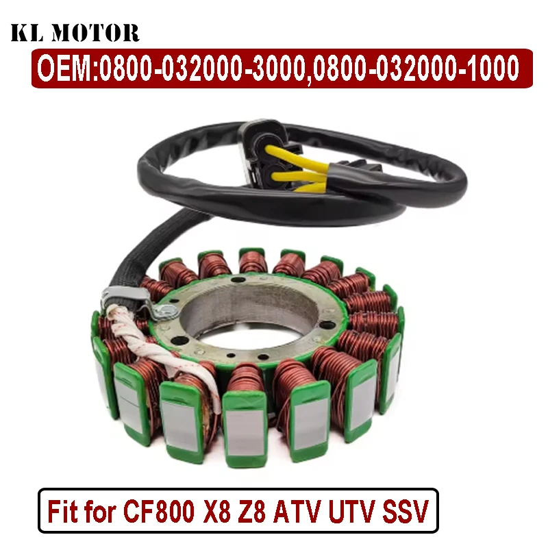 EPS High Power Magneto Stator Coil Assy for CF 800 X8 U8 800XC 850 X8 H.O. 2V91W 0800-032000-3000 0800-032000-1000
EPS High Power Magneto Stator Coil Assy for CF 800 X8 U8 800XC 850 X8 H.O. 2V91W 0800-032000-3000 0800-032000-1000