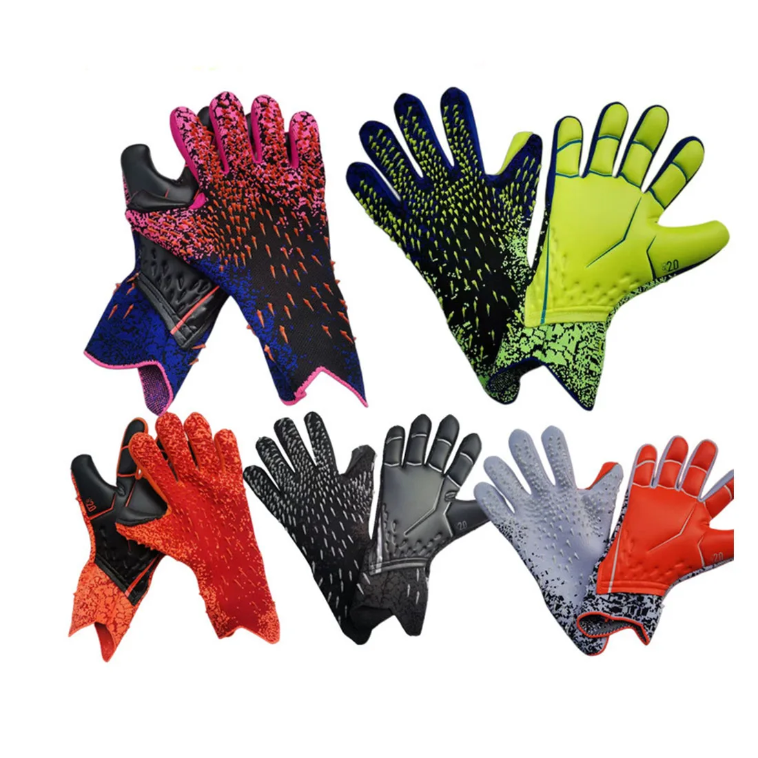 Soccer Goalie Gloves Latex Goalkeeper Gloves Anti-slip Thicken Football Finger Protection Gloves Soccer Equipment
Soccer Goalie Gloves Latex Goalkeeper Gloves Anti-slip Thicken Football Finger Protection Gloves Soccer Equipment