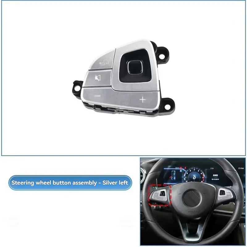 NEW-Car Multi-Function Steering Wheel Buttons Volume Control Switch Button For BENZ E Class W213 W238 C238 16-18 LHD
NEW-Car Multi-Function Steering Wheel Buttons Volume Control Switch Button For BENZ E Class W213 W238 C238 16-18 LHD