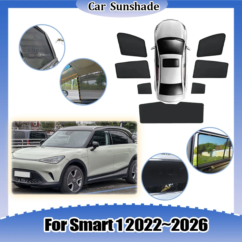 For Smart 1 2022 2023 2024 2025 2026 Car Mesh Sunshade Side Window Cover UV Protection Sun Shade Privacy Curtain Car Accessories
For Smart 1 2022 2023 2024 2025 2026 Car Mesh Sunshade Side Window Cover UV Protection Sun Shade Privacy Curtain Car Accessories