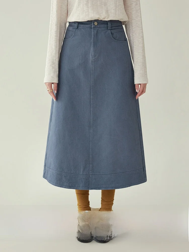 North Island AMUU Original Pure Cotton High Waist A-Line Denim Skirt Women's Early Spring New Model Back Split Mid-Lengt...
North Island AMUU Original Pure Cotton High Waist A-Line Denim Skirt Women's Early Spring New Model Back Split Mid-Lengt...