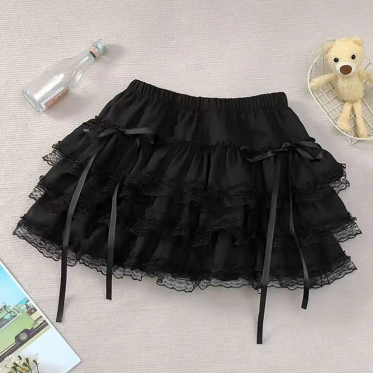 2026 Faldas Mujer De Moda Sweet Skirts For Women High Waist A-line Jupe Fashion Cute Saia Bow Patchwork Lace Summer Mini Skirt
2026 Faldas Mujer De Moda Sweet Skirts For Women High Waist A-line Jupe Fashion Cute Saia Bow Patchwork Lace Summer Mini Skirt