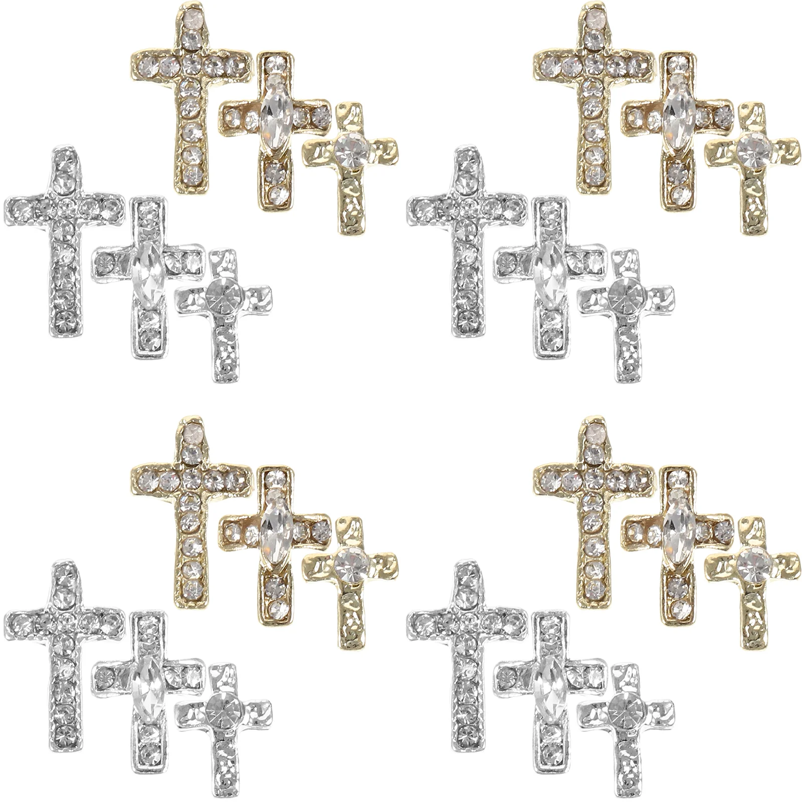 60pcs Cross Nail Charms Nail Charms Rhinestone Nail Charms Manicure Decorations charms for nails metal nail charms
60pcs Cross Nail Charms Nail Charms Rhinestone Nail Charms Manicure Decorations charms for nails metal nail charms