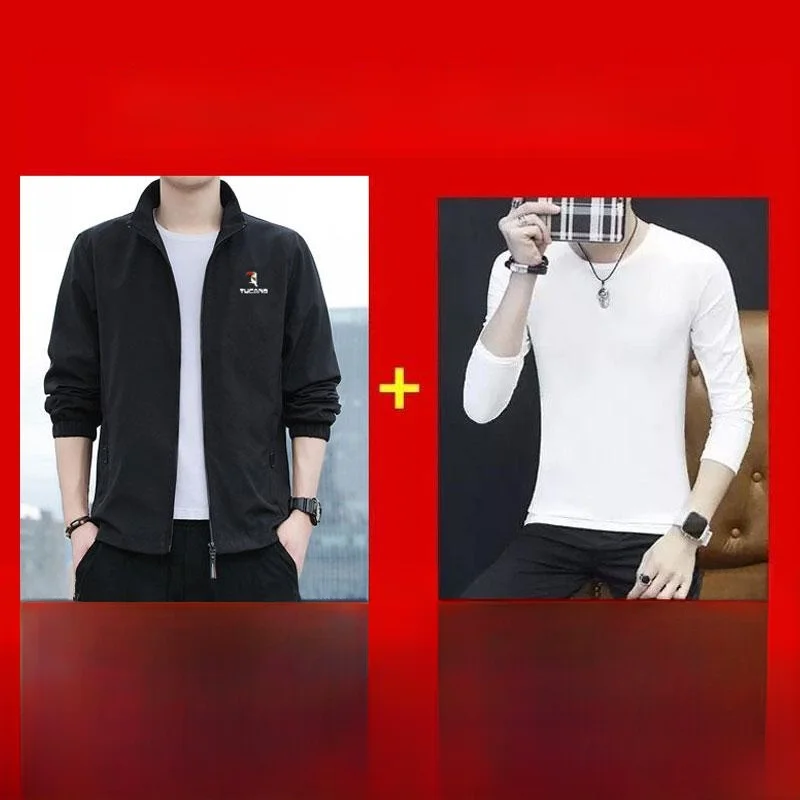 Faionable Slim Fit, повседневная тонкая весенне-осенняя куртка для мужчин, воротник-стойка, застежка-молния, большой размер, верхняя одежда
Faionable Slim Fit, повседневная тонкая весенне-осенняя куртка для мужчин, воротник-стойка, застежка-молния, большой размер, верхняя одежда