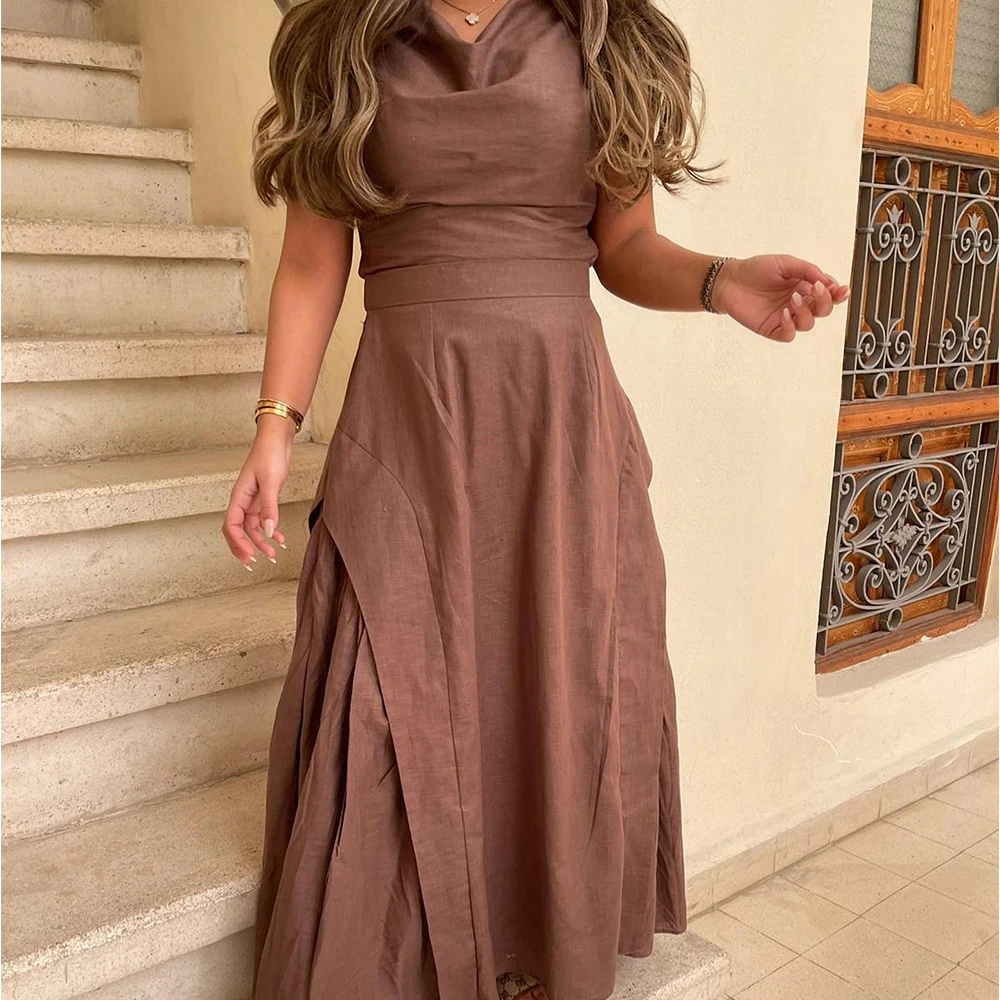 Customized Elegant A-Line Ankle Length Scoop Jersey Sleeveless Pleats Evening Dress Classic Photo Color vestidos para mujer
Customized Elegant A-Line Ankle Length Scoop Jersey Sleeveless Pleats Evening Dress Classic Photo Color vestidos para mujer